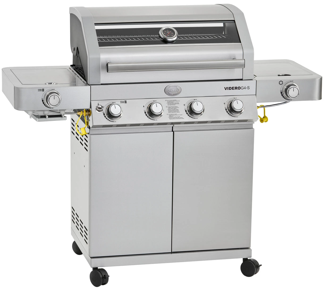Rösle Edelstahl Gasgrill Videro G4-S VARIO+ - Limited Edition Modell 2023 - SMART Deal Inkl. Grillfürst Grill Control + Abdeckhaube Und Grillplatte 1 Rösle Edelstahl Gasgrill Videro G4-S VARIO+ - Limited Edition Modell 2023 - SMART Deal Inkl. Grillfürst Grill Control + Abdeckhaube Und Grillplatte