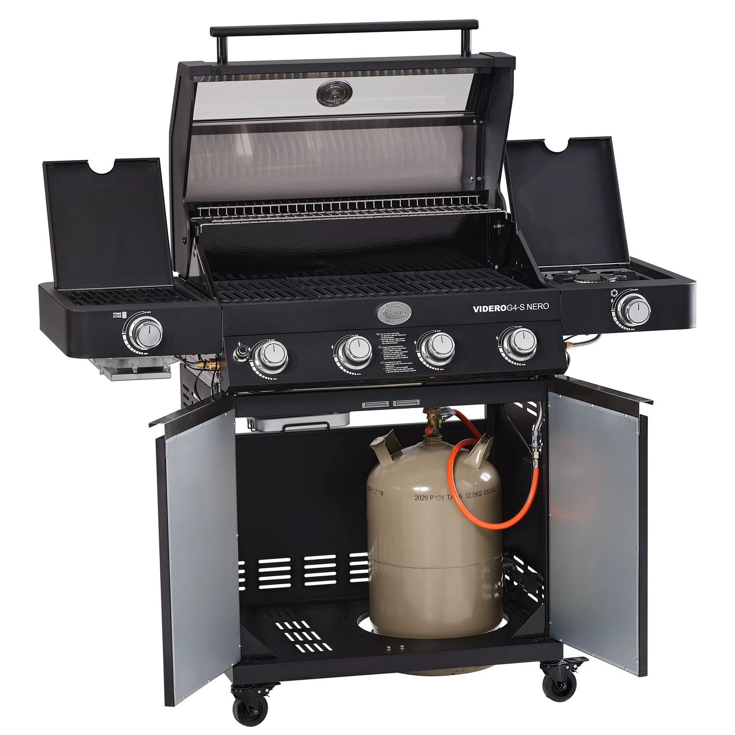 Rösle Gasgrill BBQ-Station Videro G4-S Vario+ Nero Schwarz - Modell 2023 - SMART Deal Inkl. Grillfürst Grill Control 3 Rösle Gasgrill BBQ-Station Videro G4-S Vario+ Nero Schwarz - Modell 2023 - SMART Deal Inkl. Grillfürst Grill Control – Bild 3