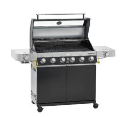 Rösle Gasgrill Videro G6-S VARIO+ - Modell 2023 - X-DEAL Inkl. Abdeckhaube Und Grillplatte -Broil King Verkäufe Roesle Videro G6 S Vario schwarz 25527 Deckel 2