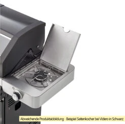 Rösle Gasgrill Videro G6-S VARIO+ - Limited Edition Modell 2023 - SMART Deal Inkl. Grillfürst Grill Control + Abdeckhaube Und Grillplatte -Broil King Verkäufe Roesle Videro Gasgrill Seitenkocher Beispiel