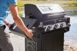 Rösle Gasgrill Videro Pro G3-S Vario+ Mattschwarz - Modell 2023 -Broil King Verkäufe Roesle Videro Pro G3 S Seitenablage abklappbar