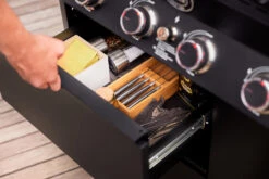 Rösle Gasgrill Videro Pro G6-S Vario+ Mattschwarz - Modell 2023 -Broil King Verkäufe Roesle Videro Pro G6 S Detail Schubladen