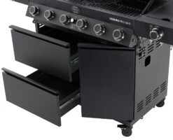 Rösle Gasgrill Videro Pro G6-S Vario+ Mattschwarz - Modell 2023 -Broil King Verkäufe Roesle Videro Pro G6 S Gasgrill Unterschrank