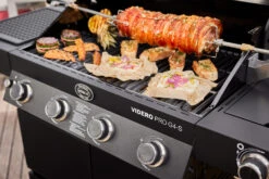 Rösle Gasgrill Videro Pro G4-S Vario+ Mattschwarz - Modell 2023 -Broil King Verkäufe RoesleVidero Pro G4 S Grillflaeche Grillgut