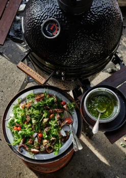 The Bastard Keramikgrill Classic Medium - Complete - Schwarz Glänzend - Modell 2023 -Broil King Verkäufe The Bastard Classic Medium Keramikgrill Deckel 1