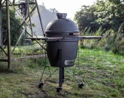 The Bastard Keramikgrill Urban Large - Complete - Schwarz Matt - Modell 2023 -Broil King Verkäufe The Bastard Urban Large Keramikgrill Seitentische Untergestell