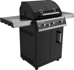 Outdoorchef Dualchef 325 G Gasgrill Mit Seitenkocher + BLAZING ZONE Infrarotbrenner -Broil King Verkäufe outdoorchef dualchef 325 g seitlich 18 700 02