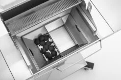 Thüros Holzkohlegrill T400 / Holzkohle Grillstation 40 X 60 Cm -Broil King Verkäufe thueros evo4 holzkohle bbq station detail innenraum